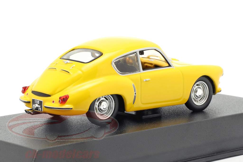 Alpine Renault A106 année de construction 1956 jaune 1:43 Norev