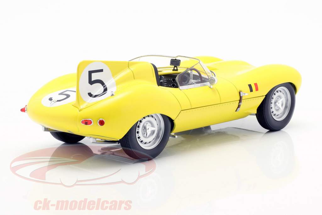Jaguar D-Type #5 4th 24h LeMans 1956 Swaters, Rousselle 1:18 CMR