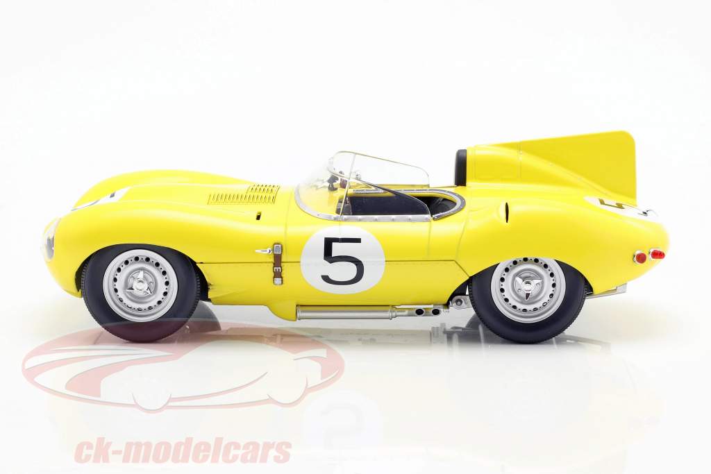 Jaguar D-Type #5 4th 24h LeMans 1956 Swaters, Rousselle 1:18 CMR