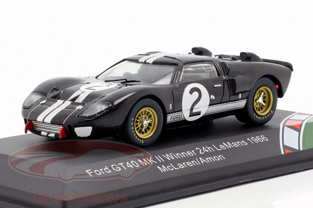 Ford GT40 MK II #2 胜利者 24h LeMans 1966 McLaren, Amon 1:43 CMR