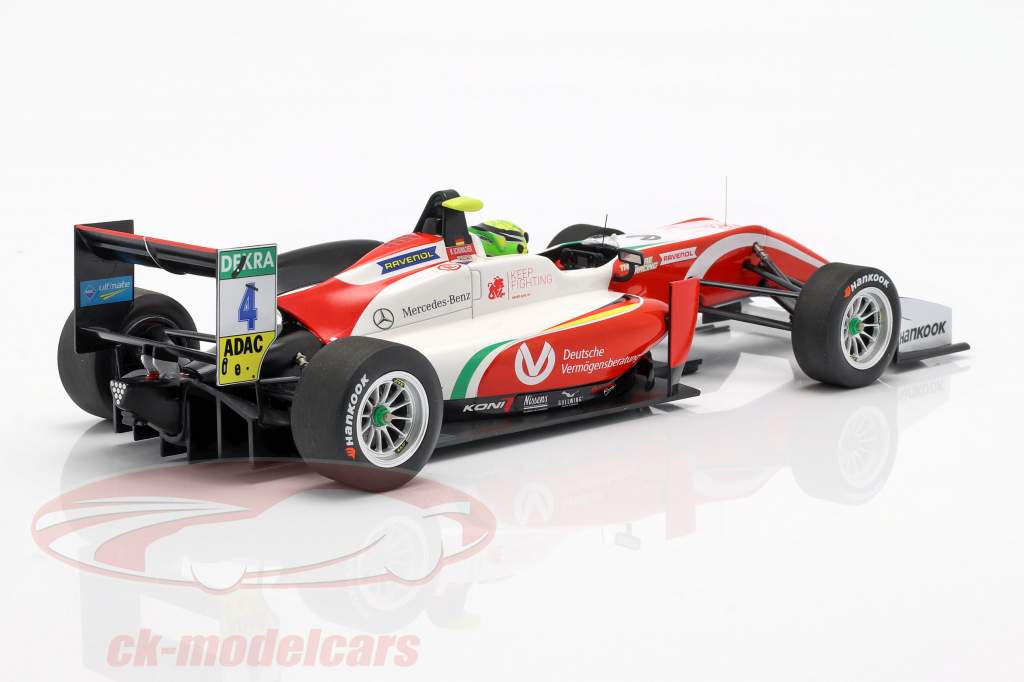 Mick Schumacher Dallara F317 #4 formule 3 champion 2018 1:18 Minichamps