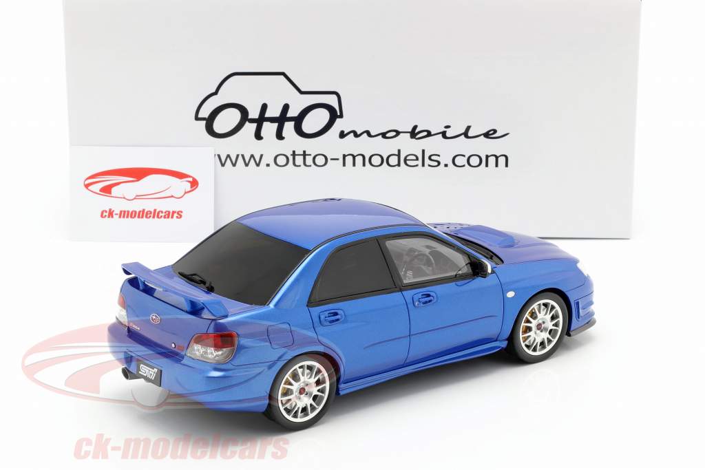 Subaru Impreza STI S204 Baujahr 2006 blau 1:18 OttOmobile