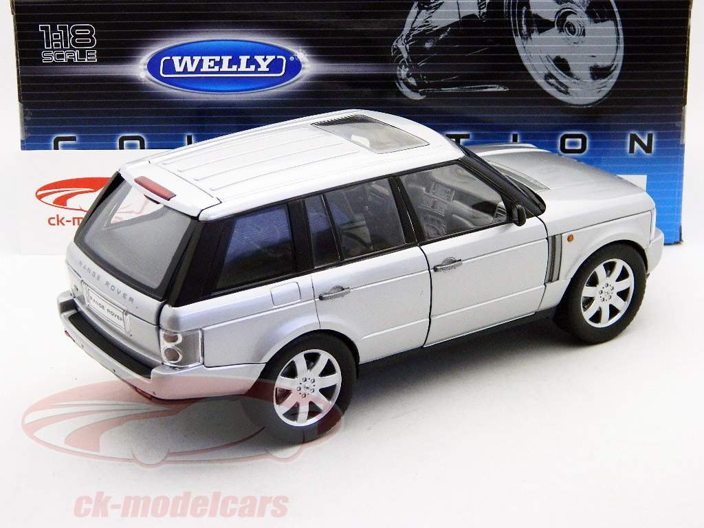 Land Rover Range Rover silber / silver 1:18 Welly