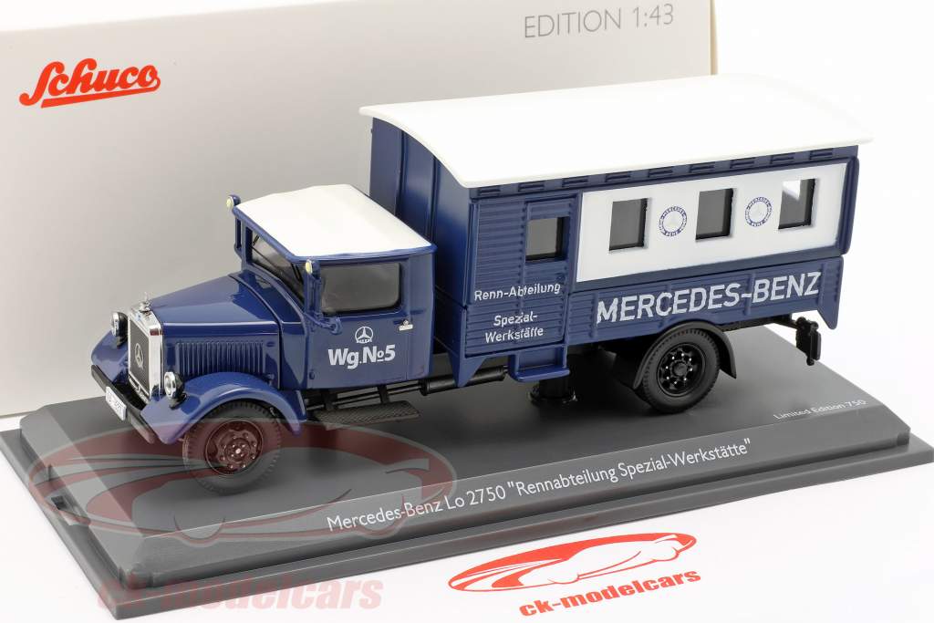 Mercedes-Benz Lo 2750 Rennabteilung officine specializzate 1:43 Schuco