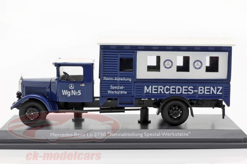 Mercedes-Benz Lo 2750 Rennabteilung officine specializzate 1:43 Schuco