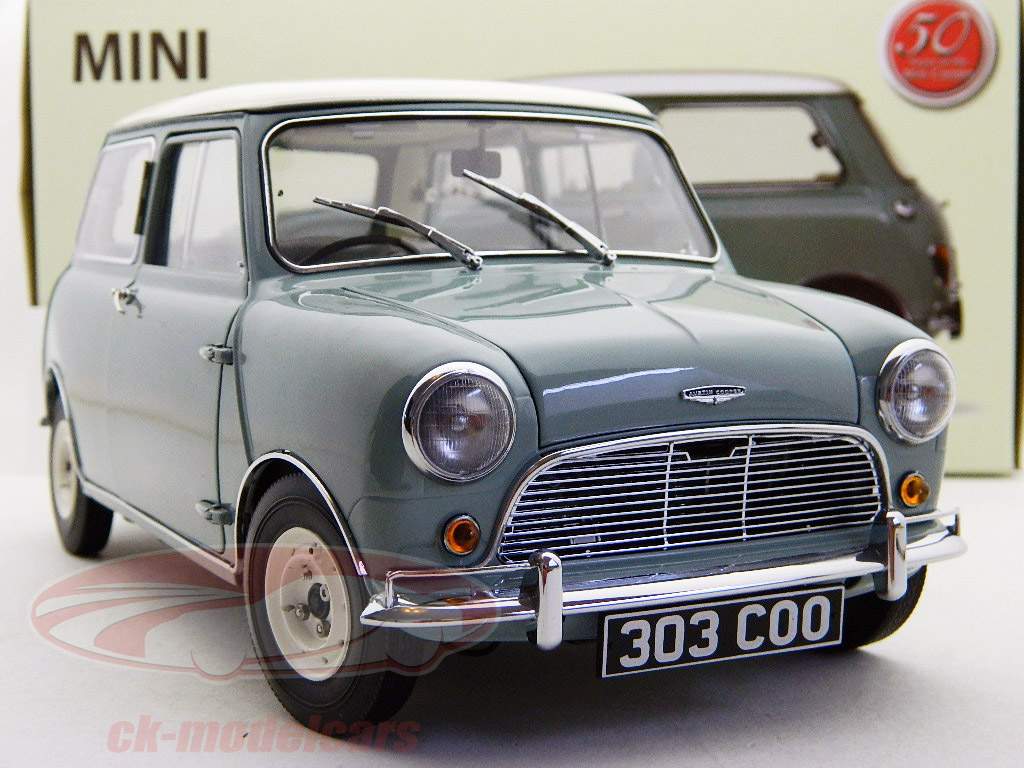Mini Austin Se7en Cooper Année 1961 vert 1:12 SunStar