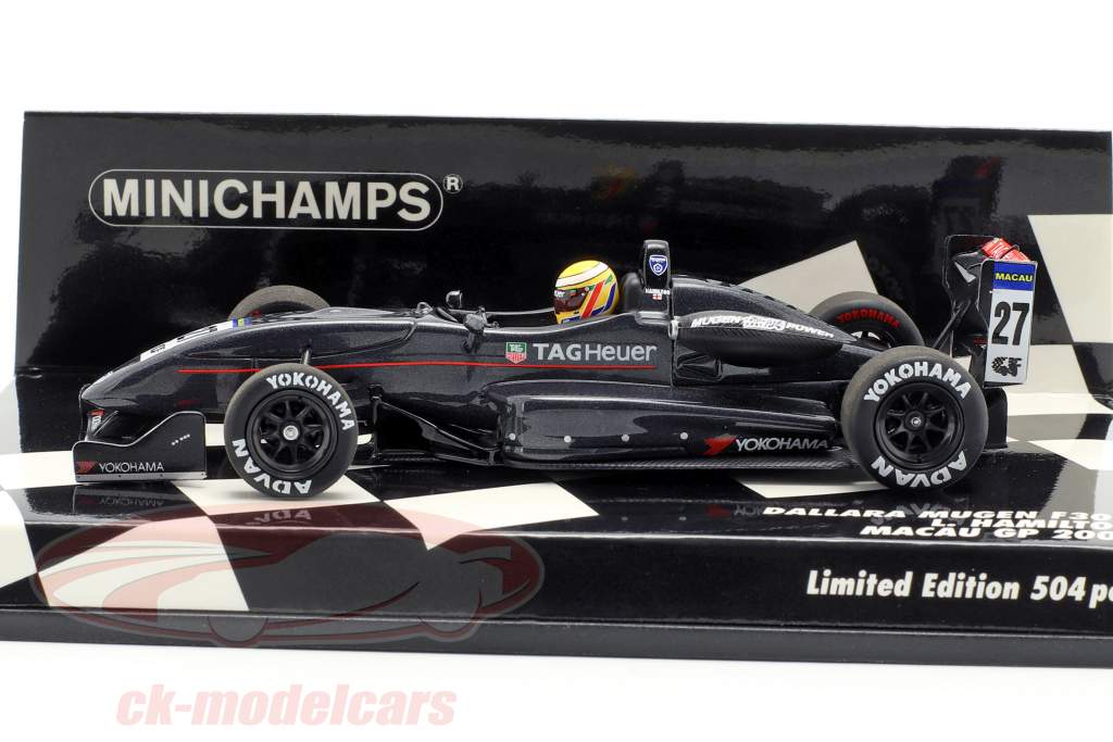 Lewis Hamilton Dallara Mugen F302 #27 Macau GP 2003 1:43 Minichamps