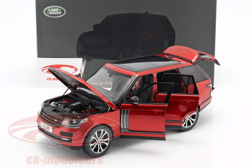 Land Rover Range Rover SV Autobiography Dynamic 2017 rød 1:18 LCD Models