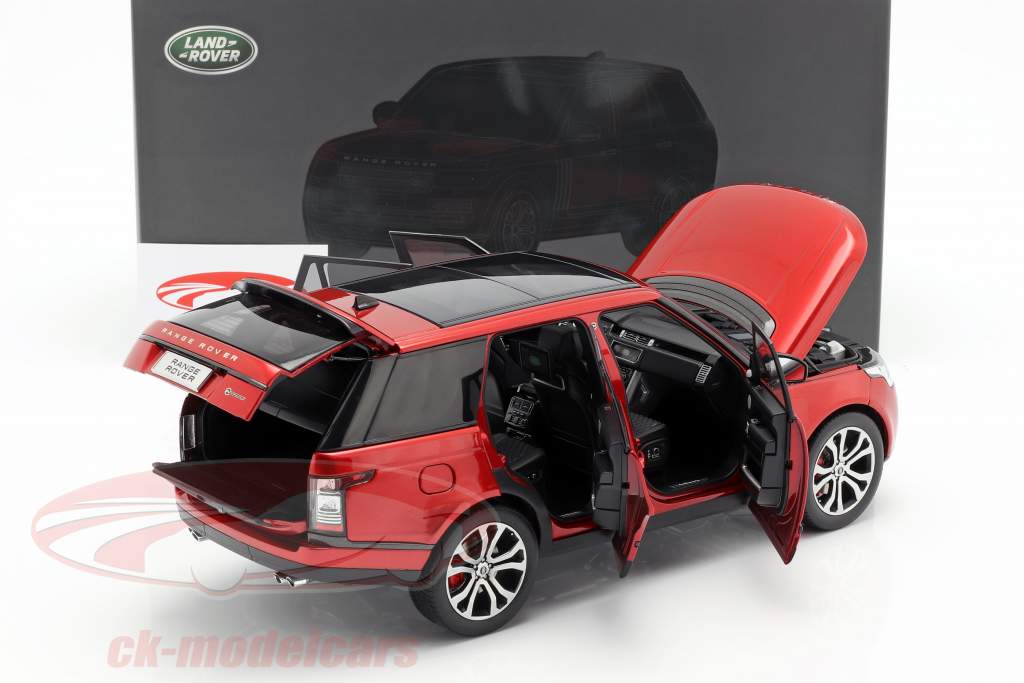 Land Rover Range Rover SV Autobiography Dynamic 2017 rød 1:18 LCD Models