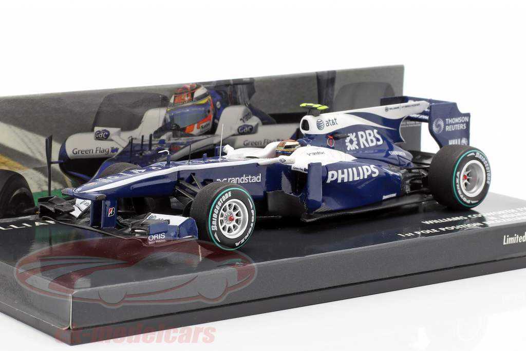 Nico Hülkenberg Williams FW32 #10 1st Pole Position Brazilian GP 1:43 Minichamps