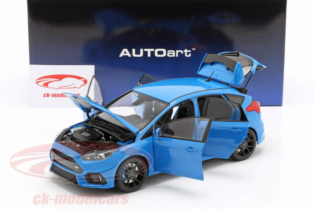 AUTOart 1:18 Ford Focus RS year 2016 nitrous blue 72953