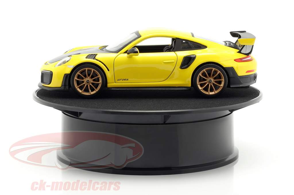 piatto diametro ca. 20 cm per modellini di automobili in scala 1:24 nero AUTOart