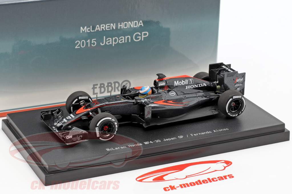 Fernando Alonso McLaren MP4-30 #14 Giappone GP formula 1 2015 1:43 Ebbro