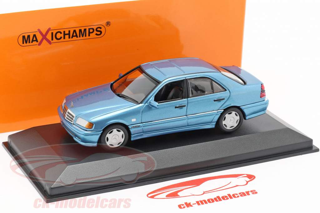 Minichamps 1:43 Mercedes-Benz C-Class (W202) year 1997 blue
