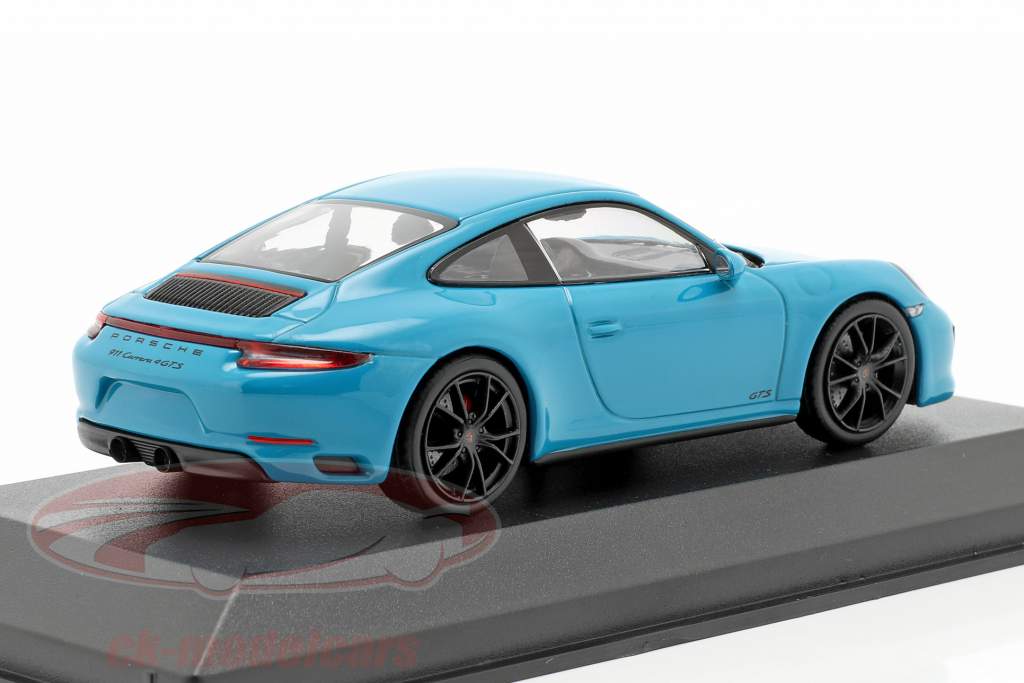Porsche 911 (991 II) Carrera 4 GTS Baujahr 2017 miamiblau 1:43 Minichamps