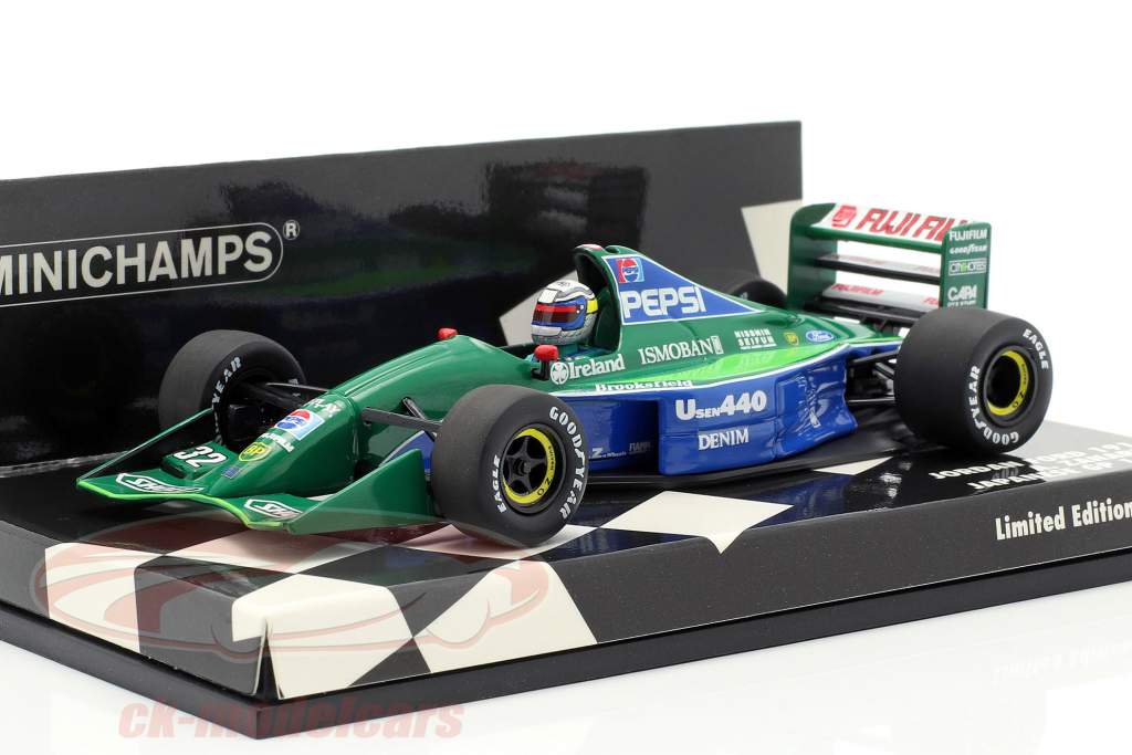 Alessandro Zanardi Jordan 191 #32 giapponese GP formula 1 1991 1:43 Minichamps