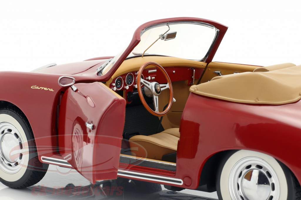 Porsche 356A Carrera Cabriolet ruby red 1:18 Schuco
