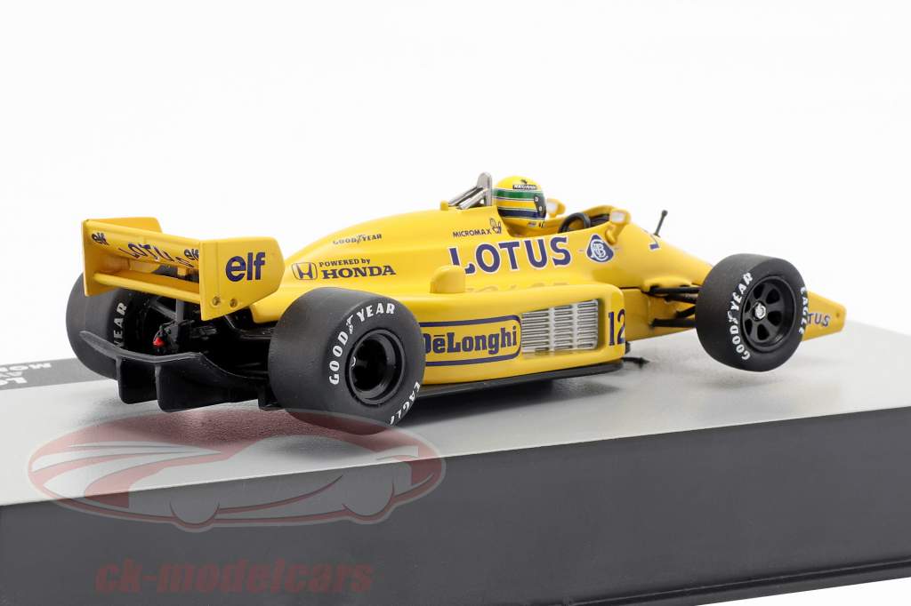 Ayrton Senna Lotus 99T #12 Winner Monaco GP Formula 1 1987 1:43 Altaya