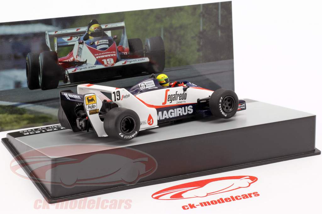 Ayrton Senna Toleman TG183B #19 Brasil GP fórmula 1 1984 1:43 Altaya