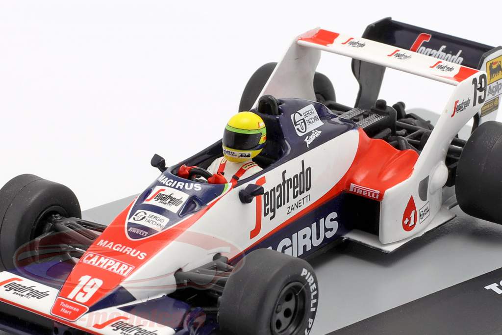 Ayrton Senna Toleman TG183B #19 Brésil GP formule 1 1984 1:43 Altaya