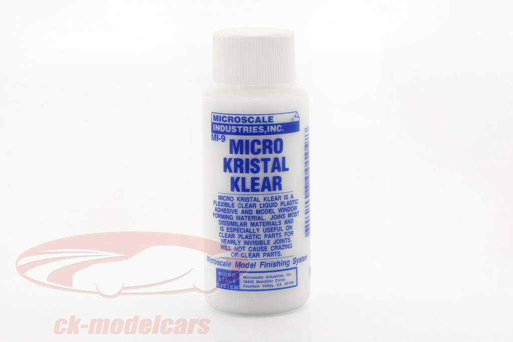 Mikro Kristal Klear flexible clair liquide plastique adhésif 30ml Microscale