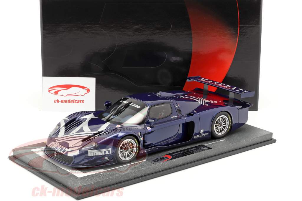 Maserati MC12 Competizione 日内瓦 车展 2004 蓝 金属的 同 橱窗 1:18 BBR