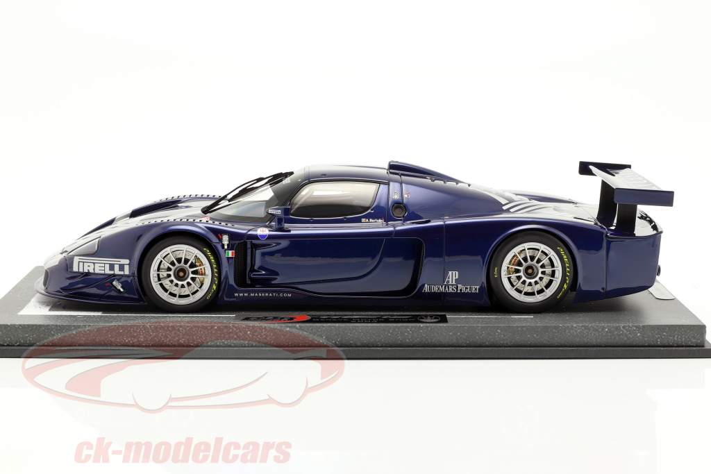 Maserati MC12 Competizione 日内瓦 车展 2004 蓝 金属的 同 橱窗 1:18 BBR