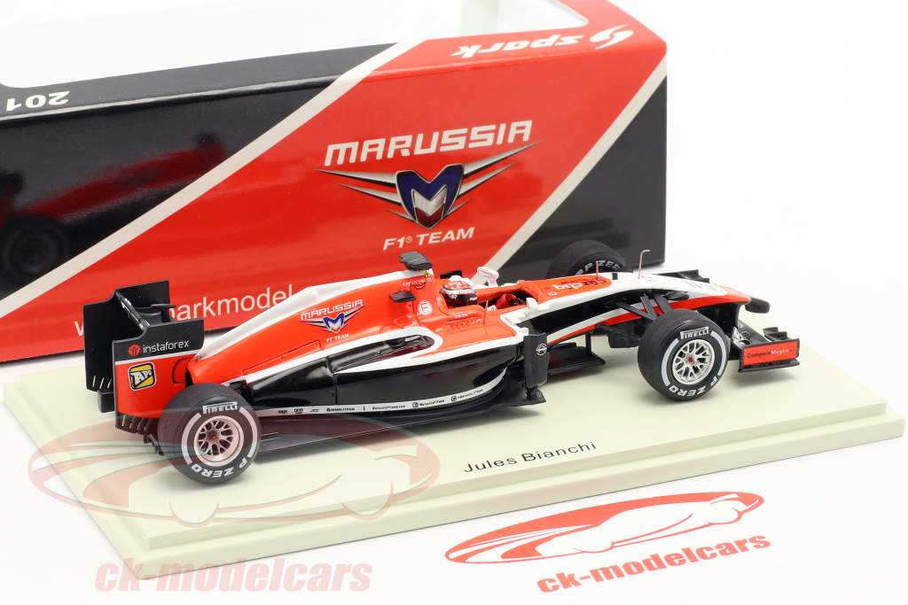 Jules Bianchi Marussia MR03 #17 Malaisie GP formule 1 2014 1:43 Spark