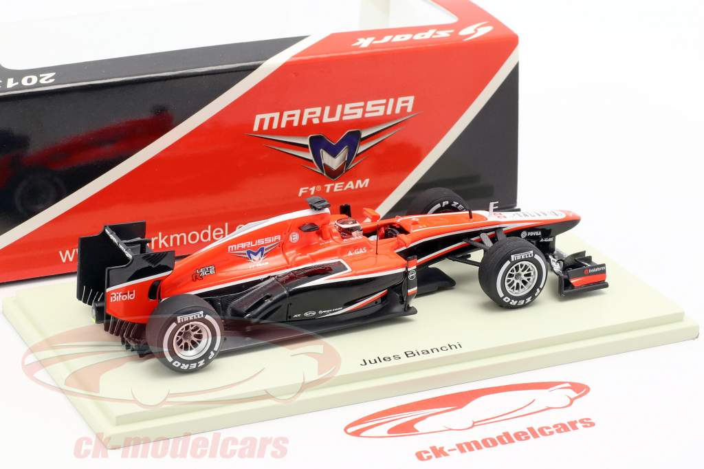 Jules Bianchi Marussia MR02 #22 Malaysia GP formula 1 2013 1:43 Spark