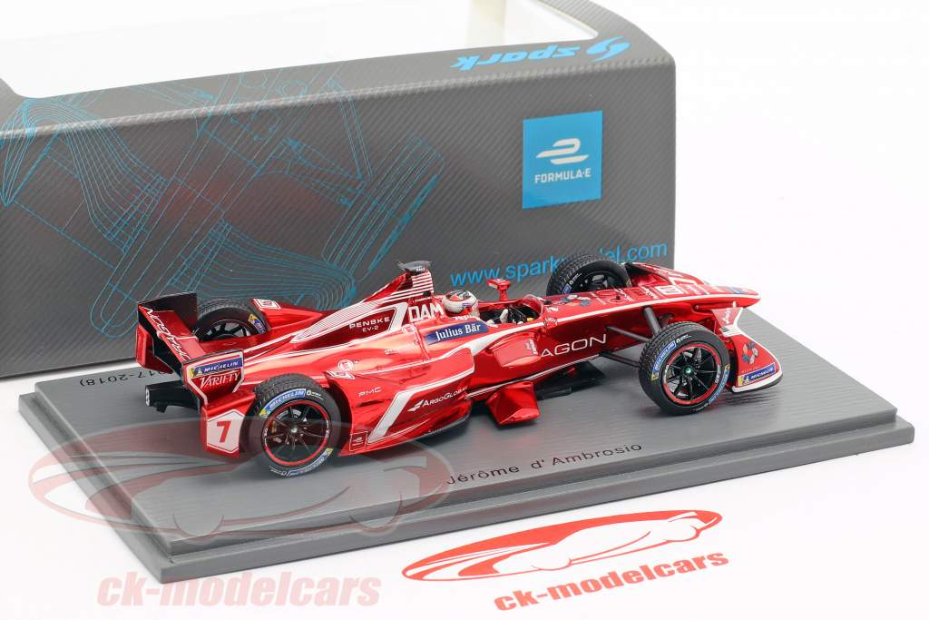 Jerome D'Ambrosio PENSKE-EV2 #7 3 Zurich ePrix formule E 2017/18 1:43 Spark