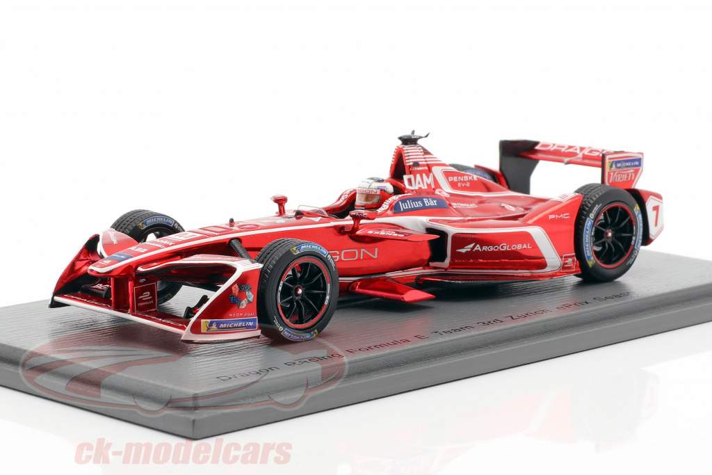 Jerome D'Ambrosio PENSKE-EV2 #7 3e Zurich ePrix formule E 2017/18 1:43 Spark