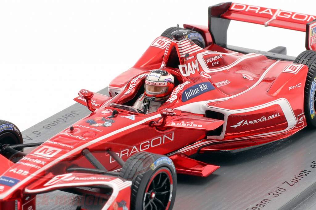Jerome D'Ambrosio PENSKE-EV2 #7 3e Zurich ePrix formule E 2017/18 1:43 Spark