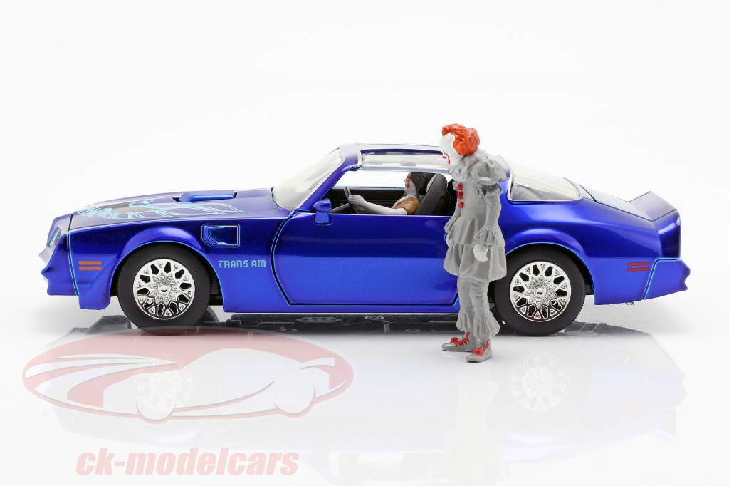 Henry Bower's Pontiac Firebird Movie It (2017) with figure Pennywise 1:24 Jada Toys