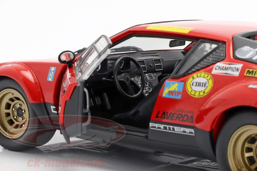 De Tomaso Pantera #43 24h LeMans 1975 Rubens, Bozzetto 1:18 Kyosho