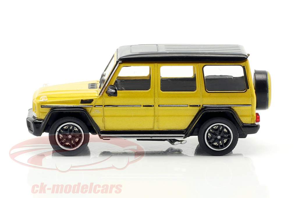Mercedes-Benz AMG G65 Opførselsår 2015 gul metallisk 1:87 Minichamps