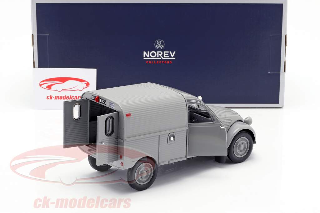 Citroen 2CV Fourgonnette year 1957 grey 1:18 Norev