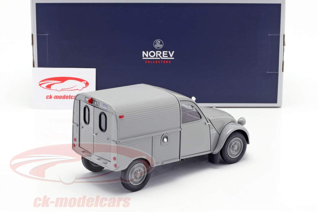 Citroen 2CV Fourgonnette year 1957 grey 1:18 Norev