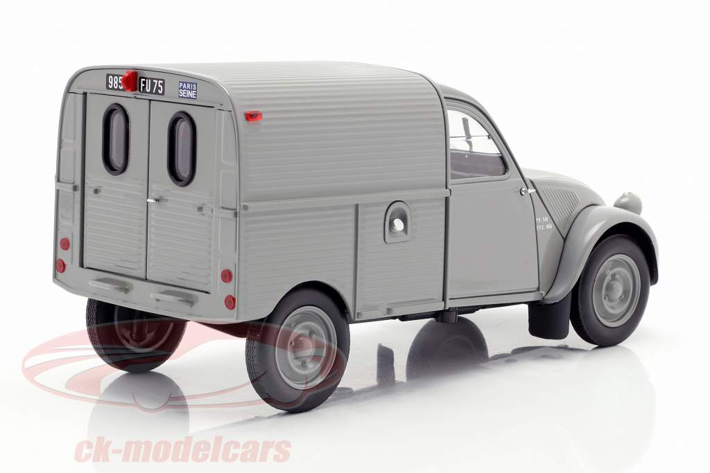 Citroen 2CV Fourgonnette year 1957 grey 1:18 Norev