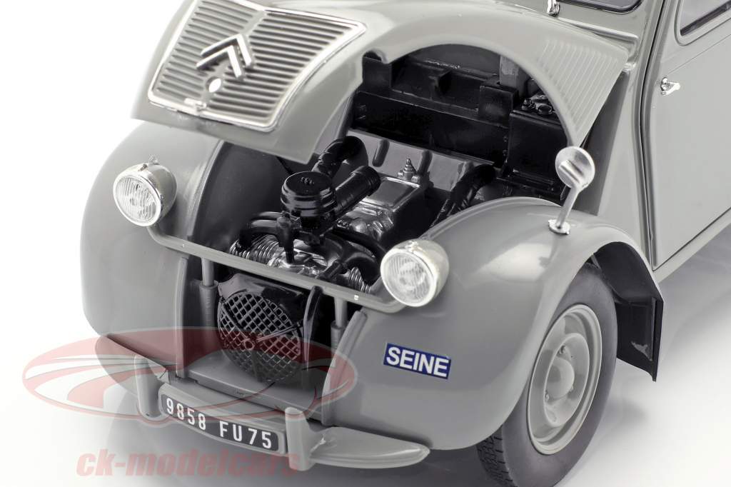 Citroen 2CV Fourgonnette year 1957 grey 1:18 Norev