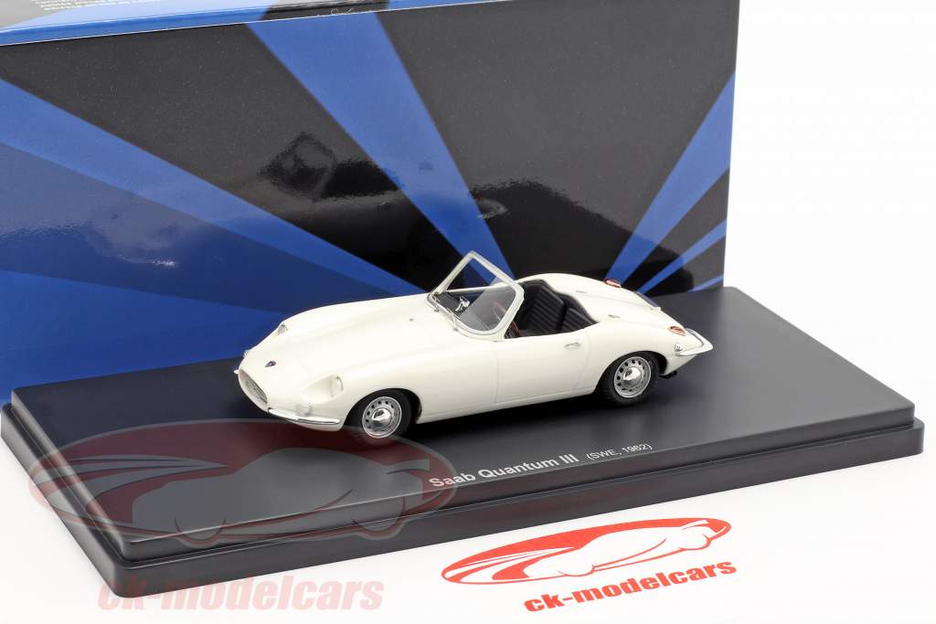 Saab Quantum III année de construction 1962 blanc 1:43 AutoCult