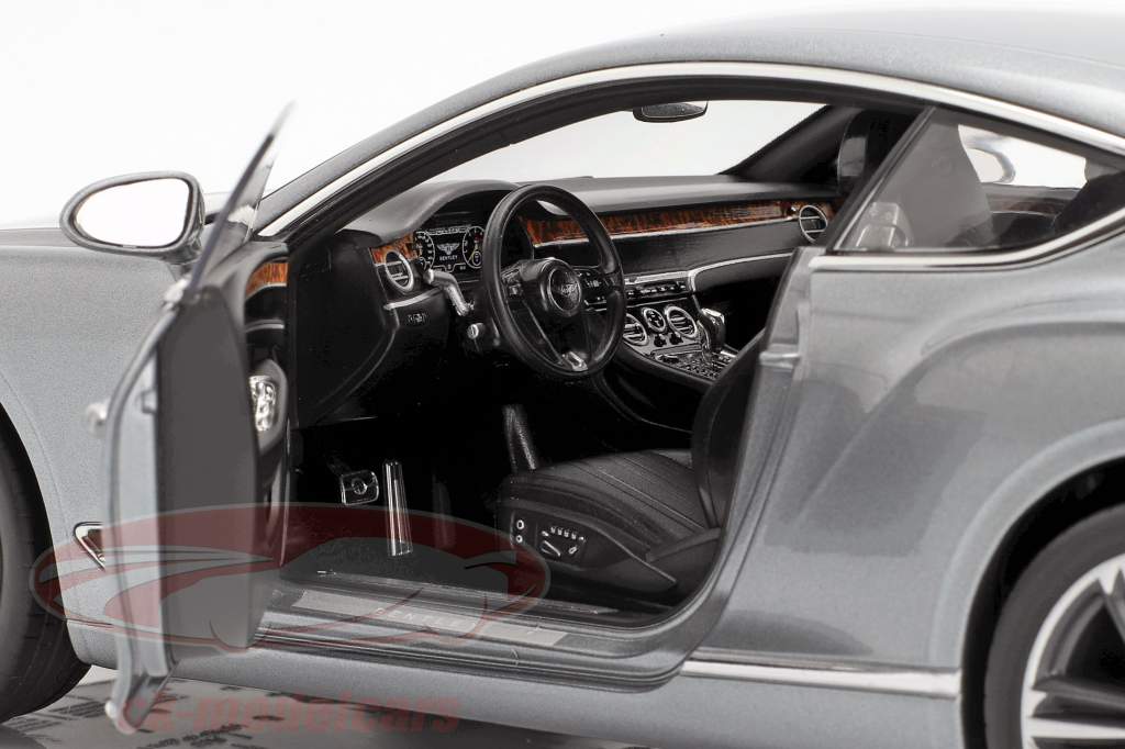 Bentley Continental GT Opførselsår 2018 hallmark grå metallisk 1:18 Norev