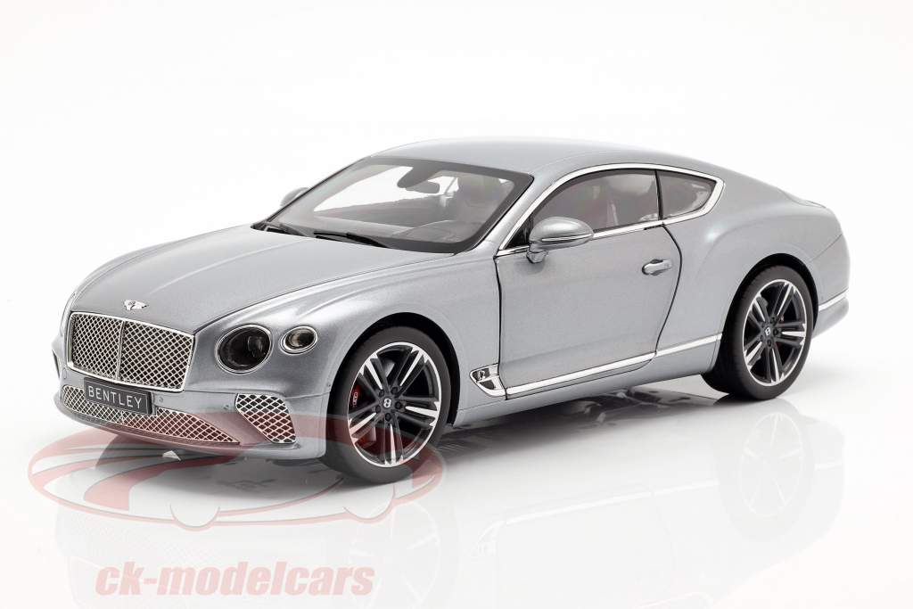 Bentley Continental GT Opførselsår 2018 hallmark grå metallisk 1:18 Norev