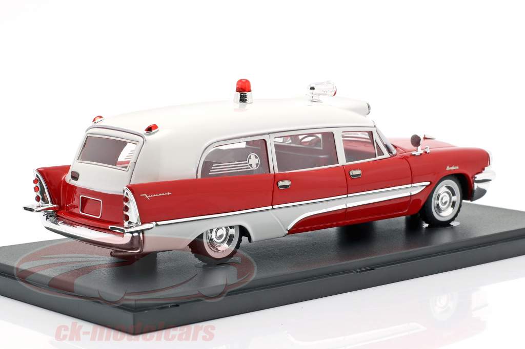 De Soto Firesweep Memphian Ambulance Construction year 1957 red / White 1:43 AutoCult