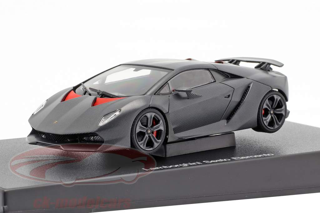 Lamborghini Sesto Elemento Ano 2010 Carbono / cinza 1:43 AUTOart