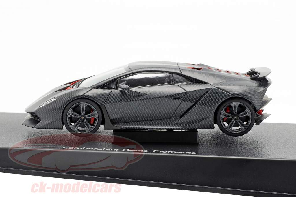 Lamborghini Sesto Elemento Ano 2010 Carbono / cinza 1:43 AUTOart