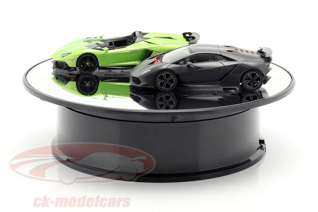ミラーターンテーブル 直径 20 cm 以下のために モデルカー で スケール 1:24 AUTOart