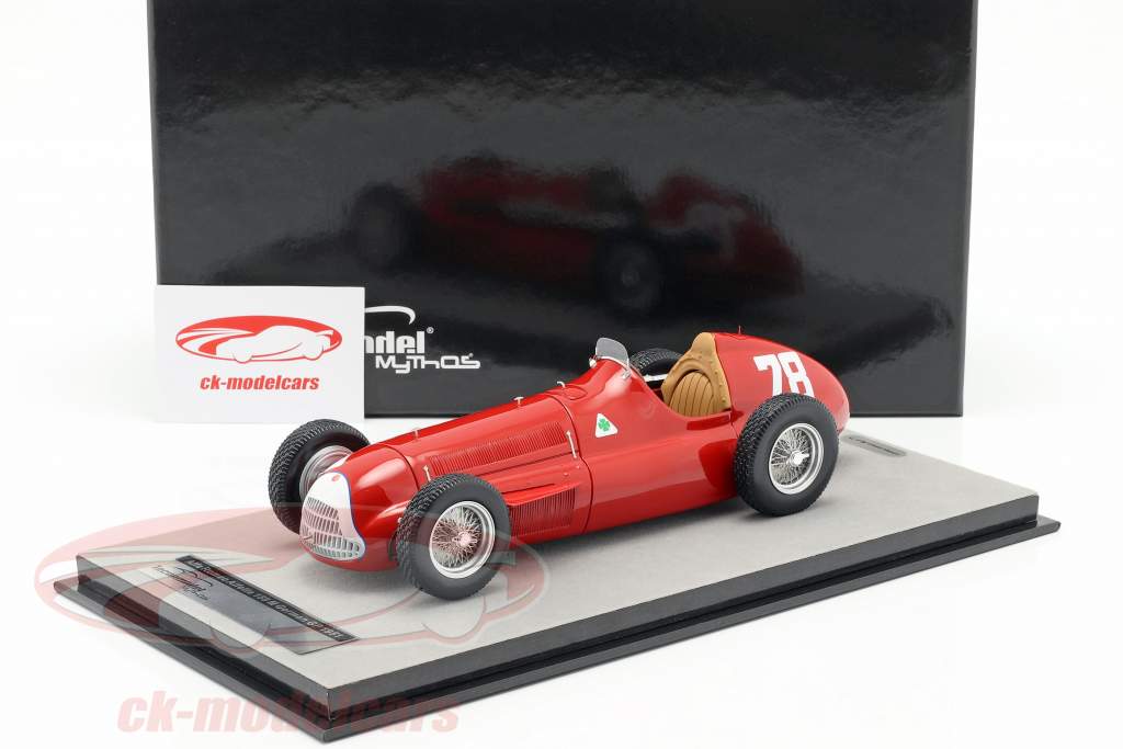Paul Pietsch Alfa Romeo 159 #78 Alemanha GP fórmula 1 1951 1:18 Tecnomodel