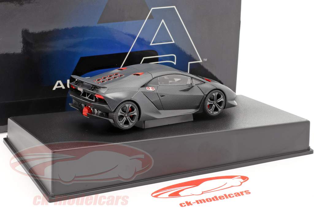 Lamborghini Sesto Elemento Год 2010 Углерод / серый 1:43 AUTOart