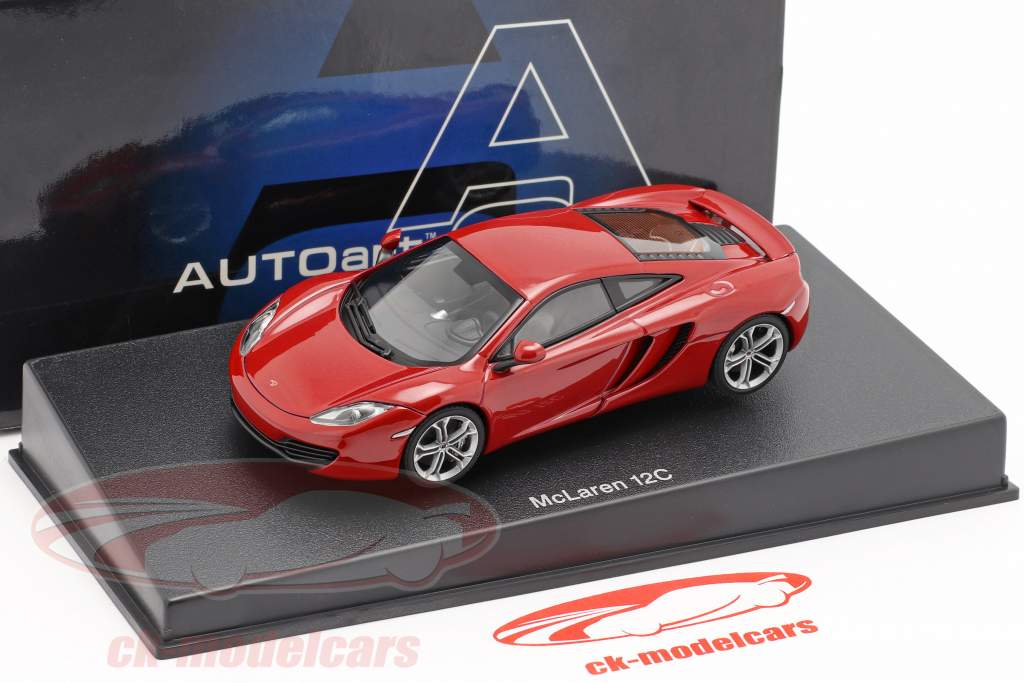 McLaren MP4-12C Ano 2011 vermelho metálico 1:43 AUTOart