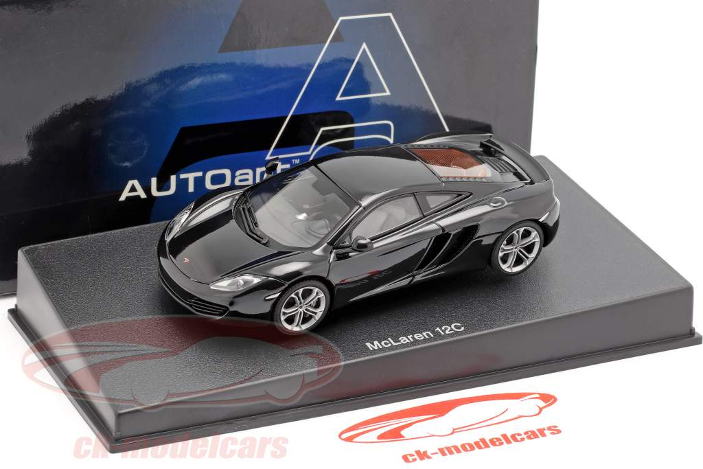 McLaren MP4-12C Jaar 2011 zwart metalen 1:43 AUTOart
